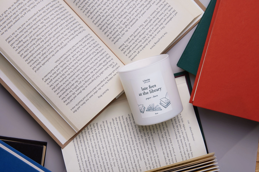 Literie Late Fees at the Library Candle