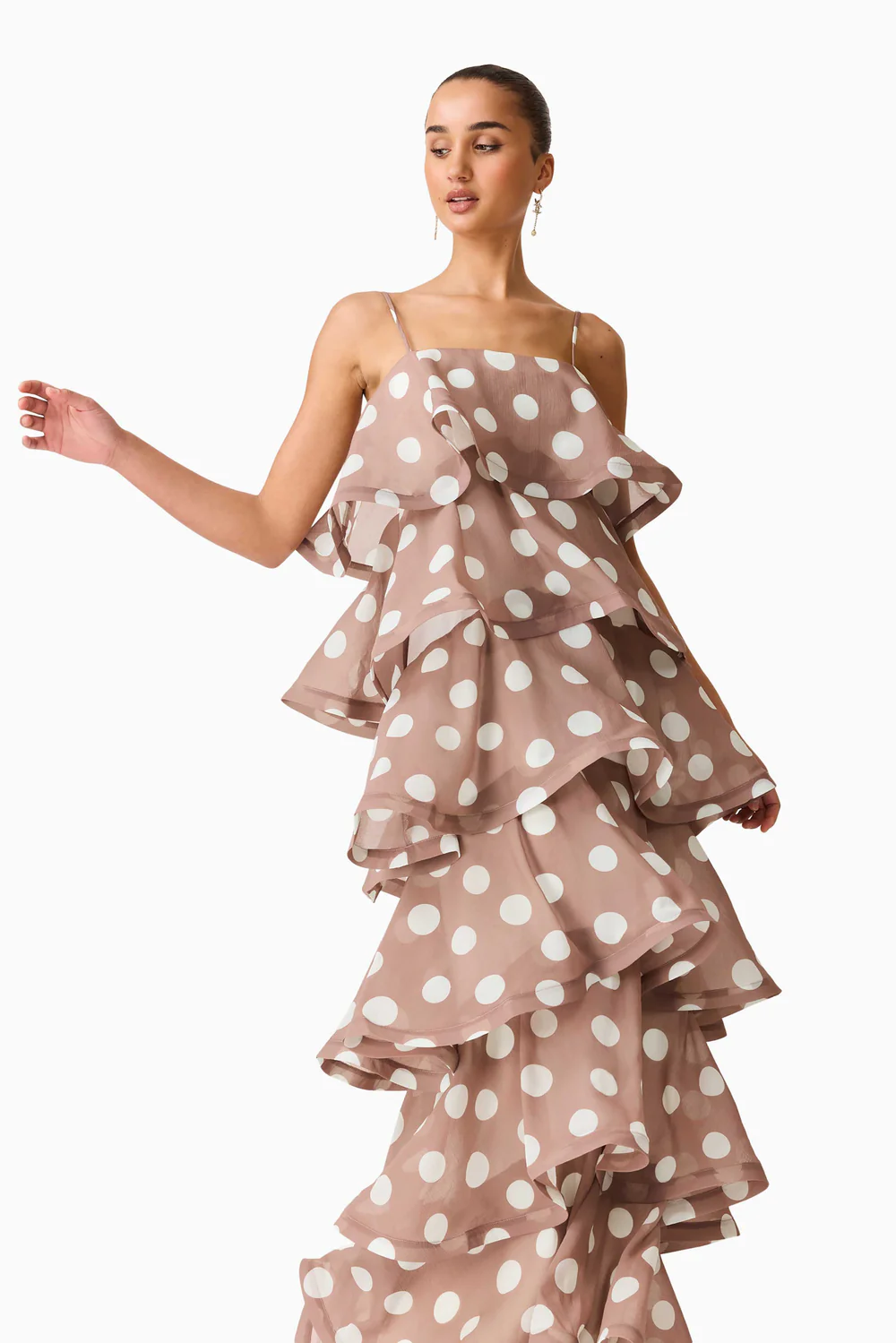 ELLIATT Sola Tiered Maxi Dress
