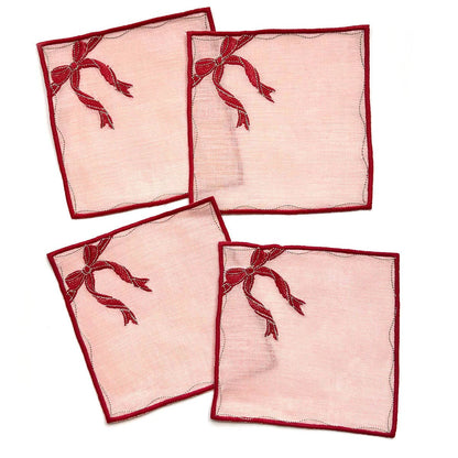 Gift Box Cocktail Napkins, Set of 4