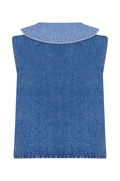 Seventy + Mochi Zuri Vest In Two Tone