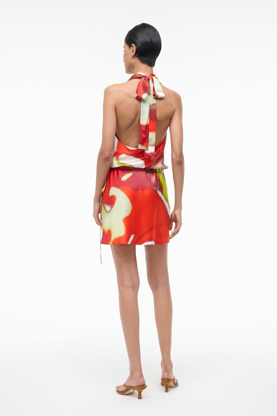 STAUD Liora Silk Dress