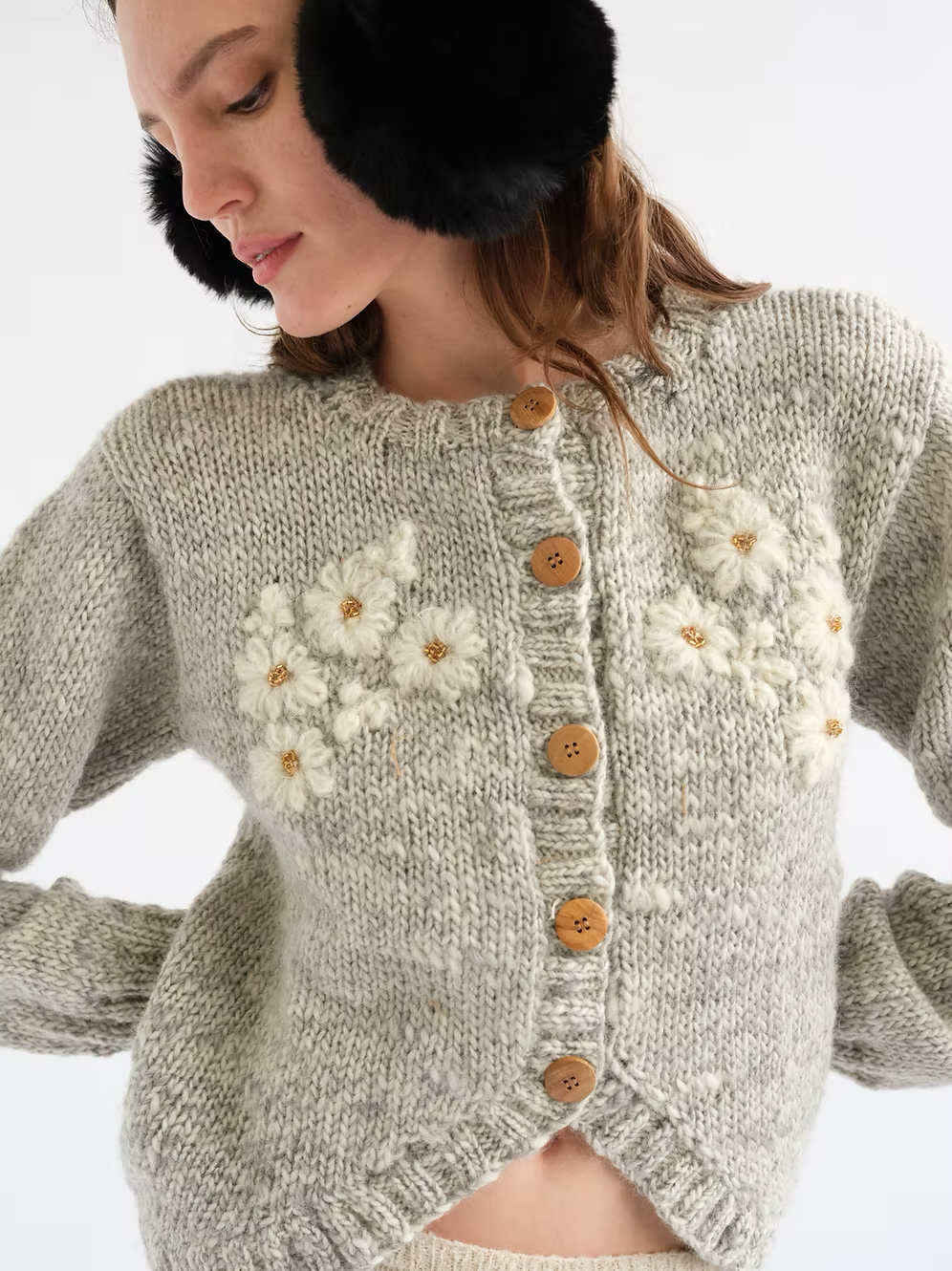 Tach Carmella Hand Embroidered Cardigan