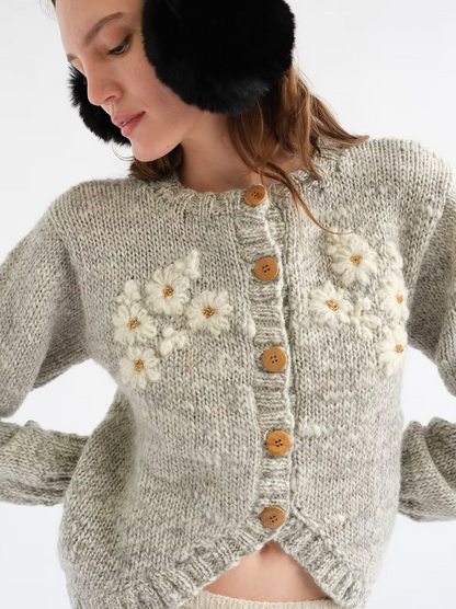 Tach Carmella Hand Embroidered Cardigan