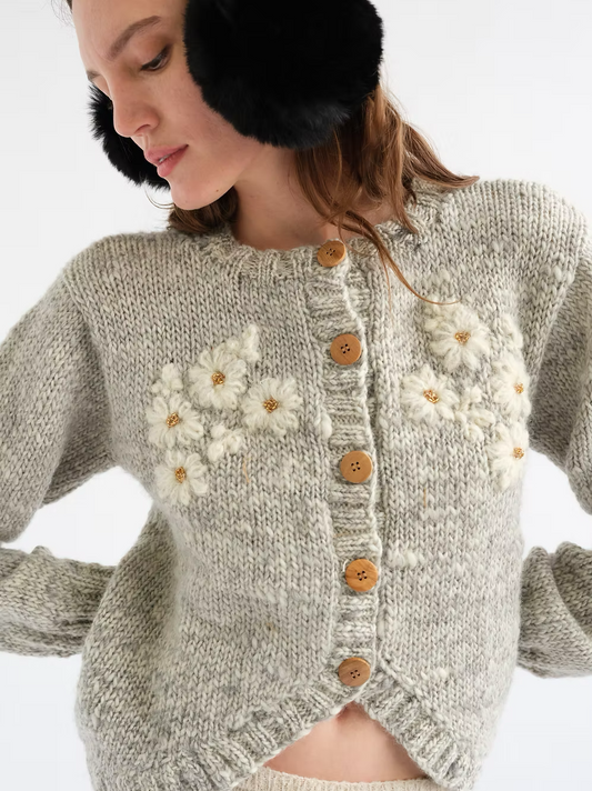 Tach Carmella Hand Embroidered Cardigan