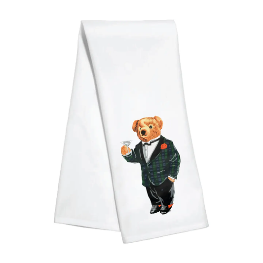 Kitchen Towel - Tuxedo Bear