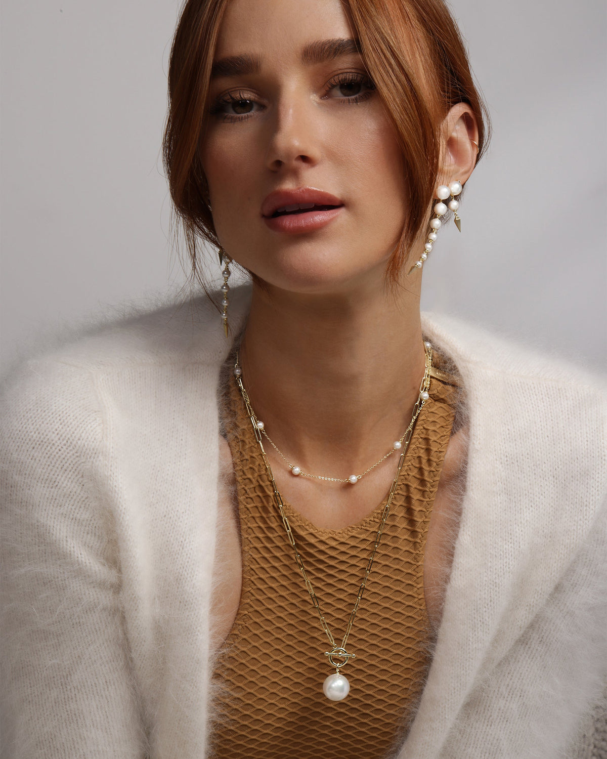 Life's A Ball Pearl Pendant Necklace