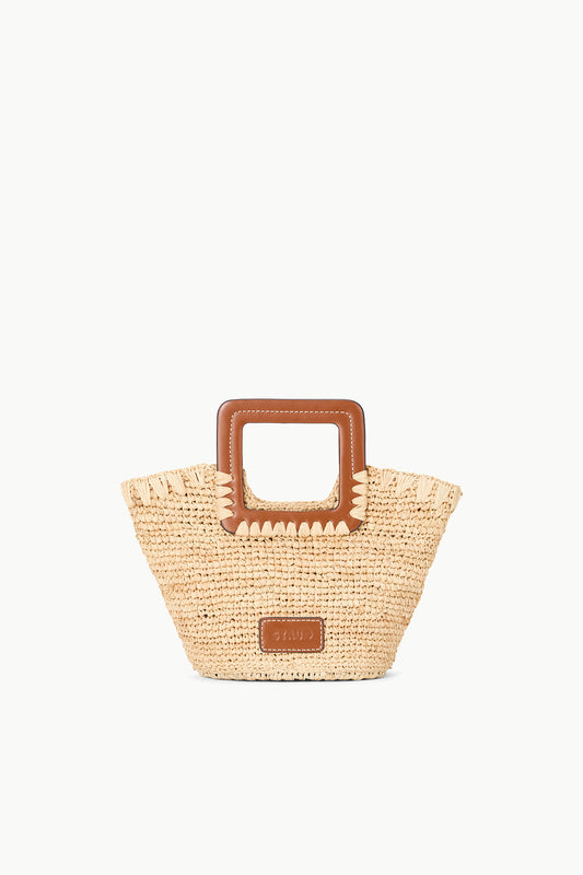 Staud SHIRLEY RAFFIA MINI BUCKET