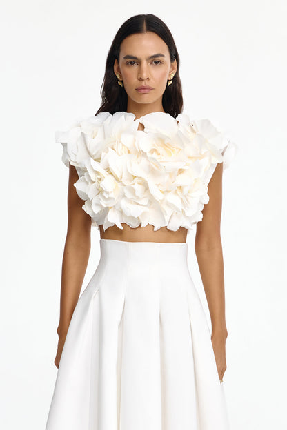 Acler Jackhill Top in Ivory