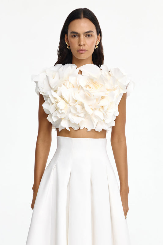 Acler Jackhill Top in Ivory