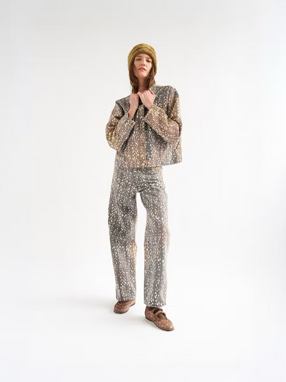 Tach Munar Printed Denim Jacket