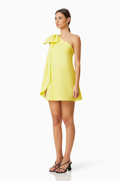 Elliatt Kennedy Kennedy Mini Party Dress In Yellow