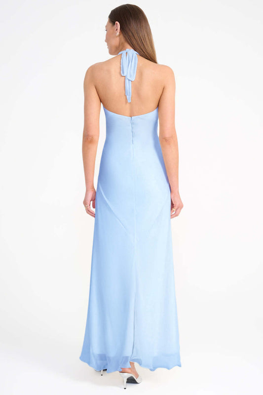 Staud Luma Dress in Clear Blue