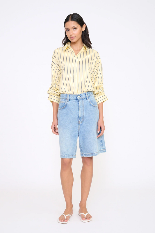 STAUD Traverse Bodysuit - Monday Stripe
