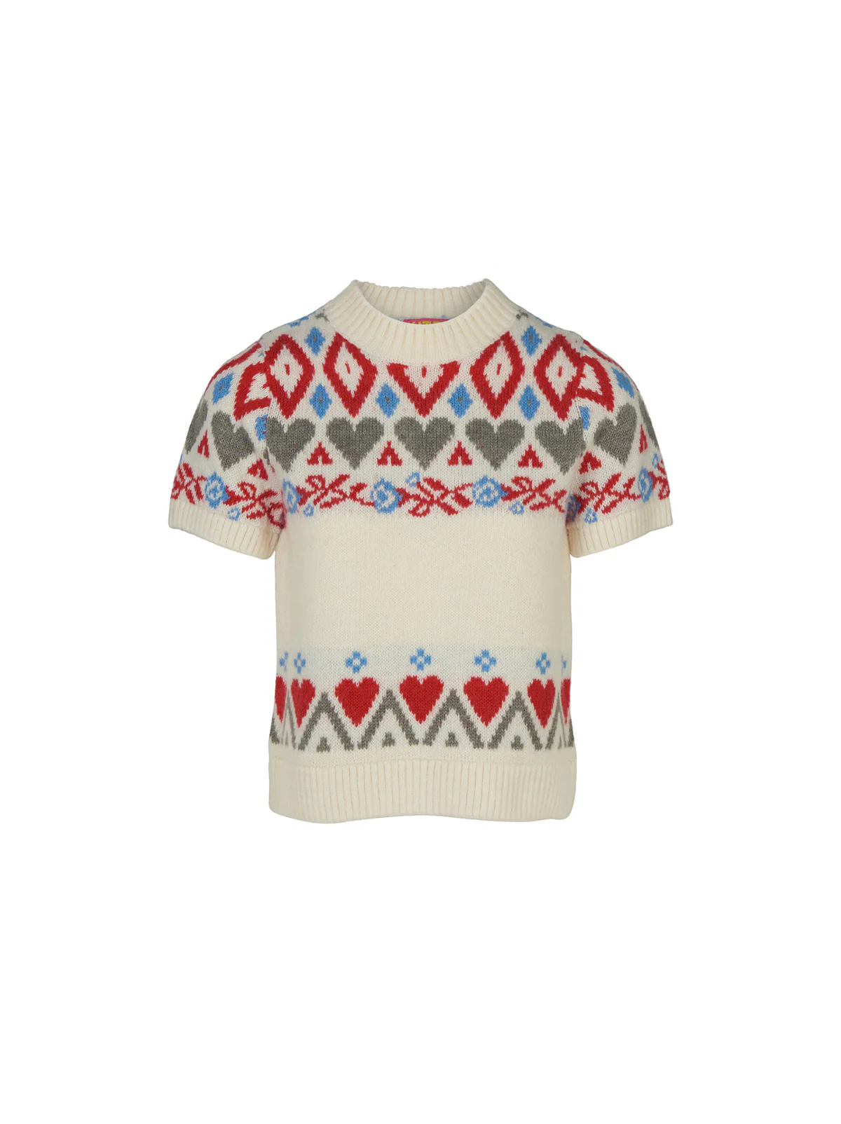 KITRI Ara Fairisle Knit Top