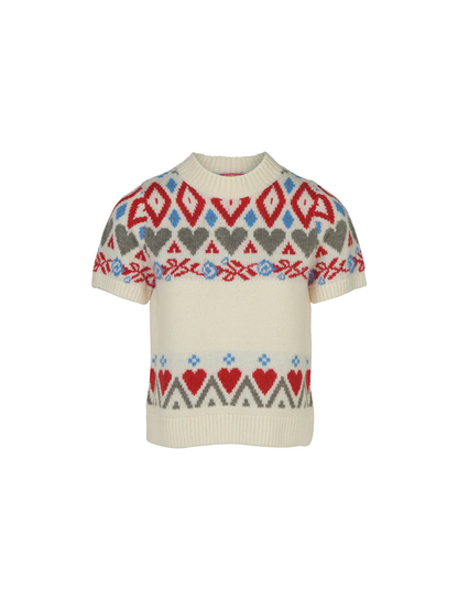 KITRI Ara Fairisle Knit Top