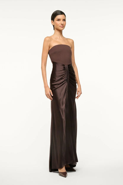 Staud Wayfaring Dress in Dark