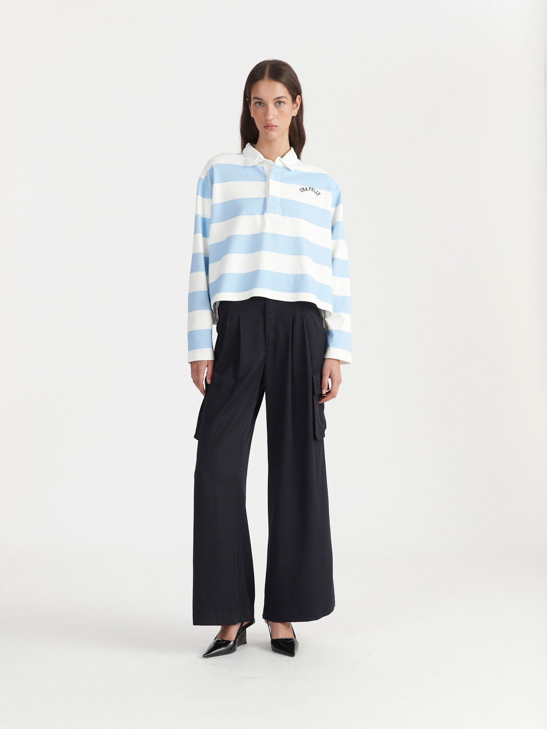 Ena Pelly Penelope Cropped Polo