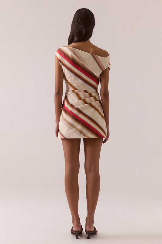 Sovere Cyrus Mini Dress in Latte