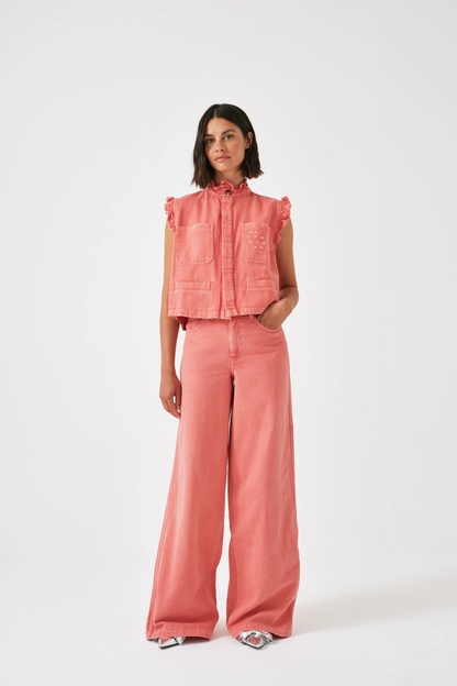 Seventy + Mochi Dear Bay Jean in Mineral Red