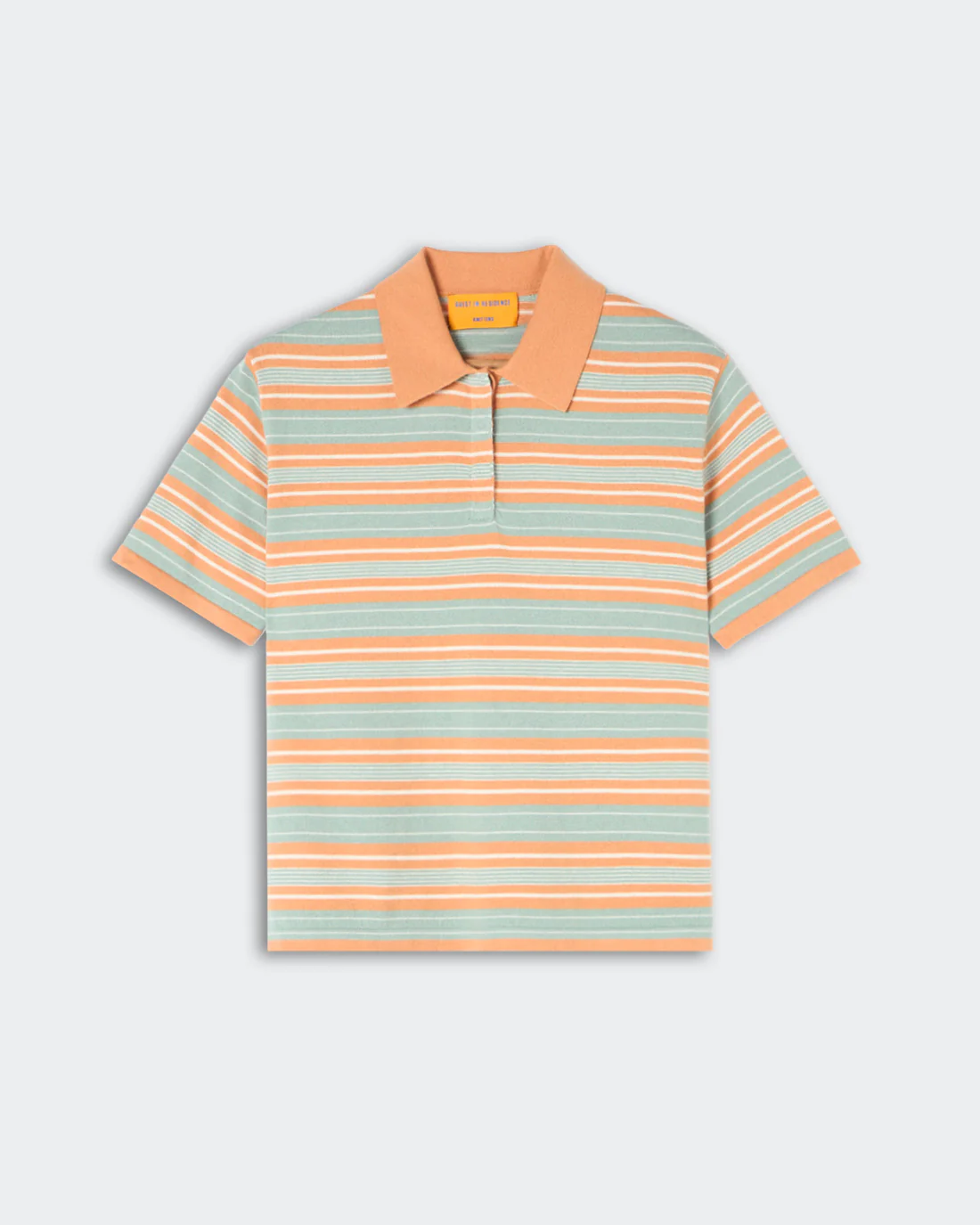Guest in Residence Short Sleeve Stripe Rugby - Nectar combo