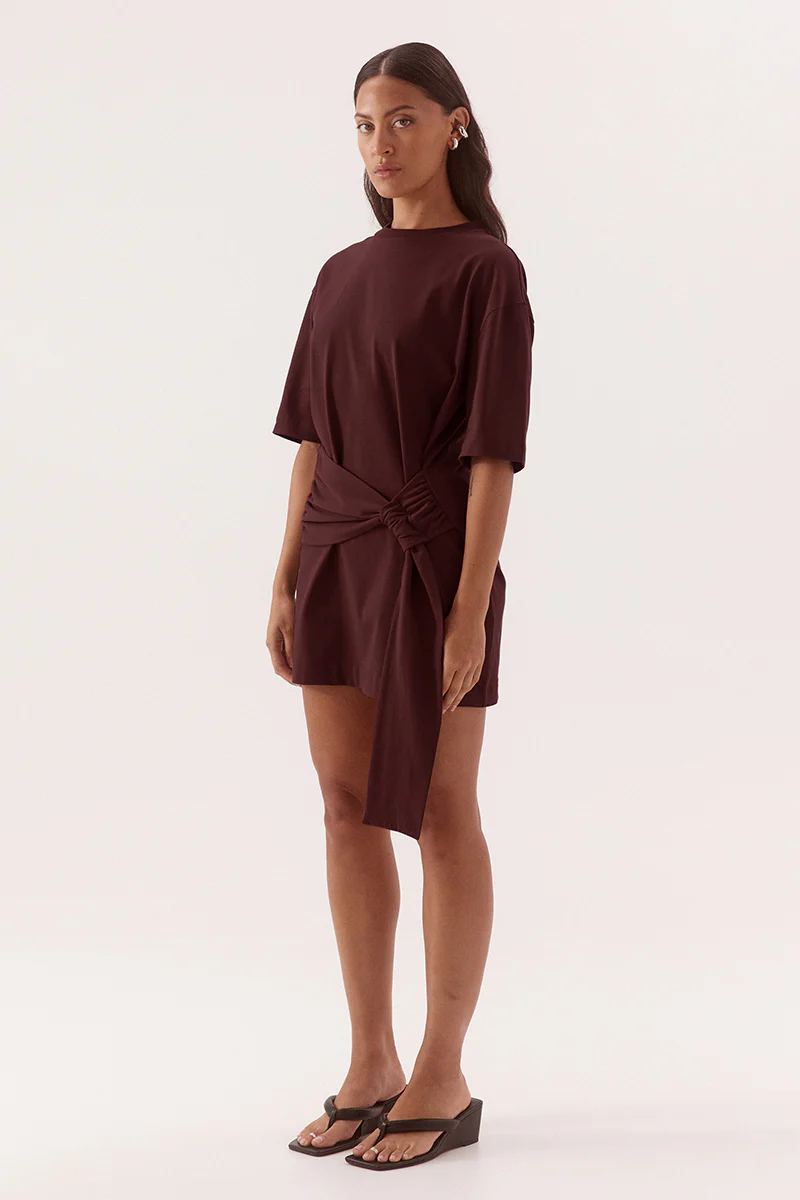 SOVERE Delani Tee Dress - hazelnut