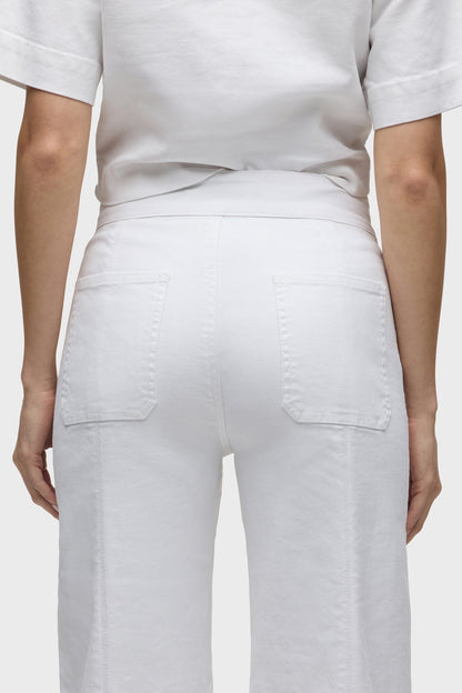 Hudson Tie Waist Pintucked Trouser Pant
