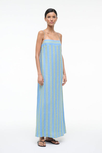 STAUD Laura Linen Dress