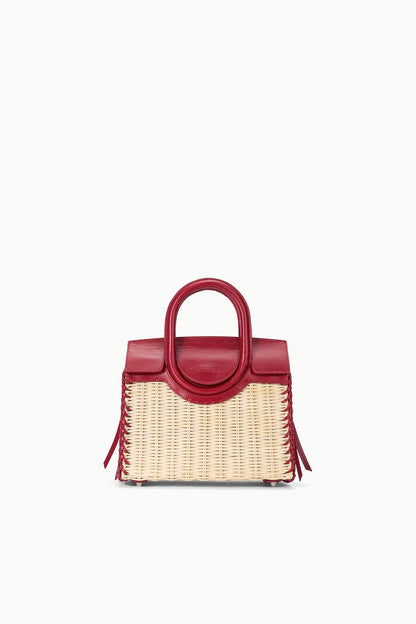 STAUD Maude Mini Wicker Carryall