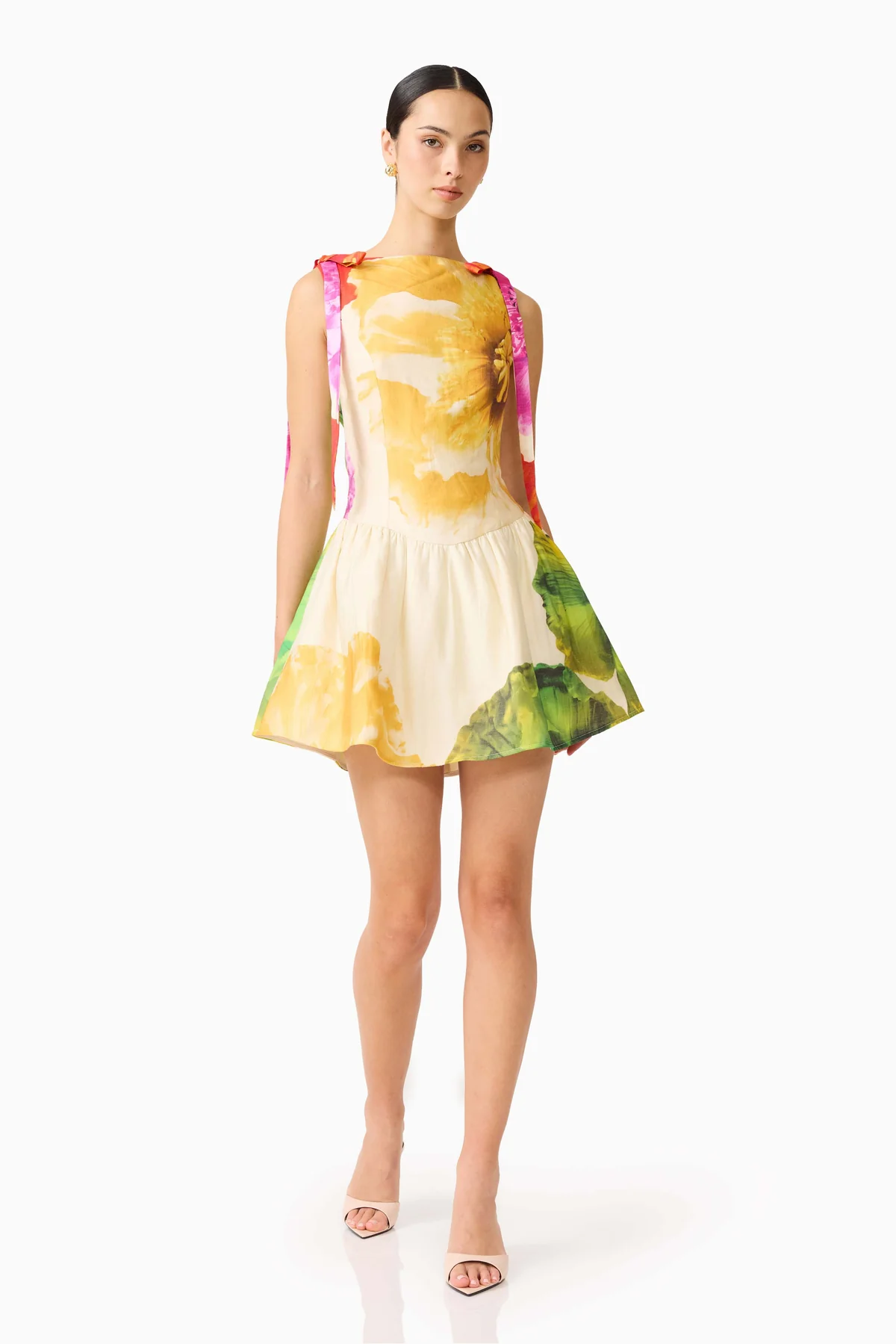ELLIATT Lilia A-Line Floral Mini Dress