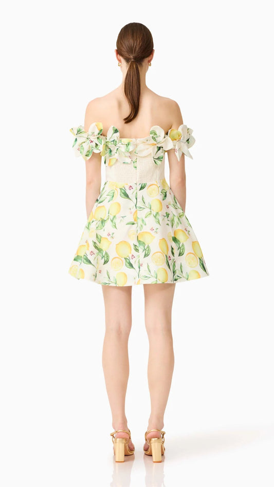 ELLIATT Hana Mini Dress - yellow