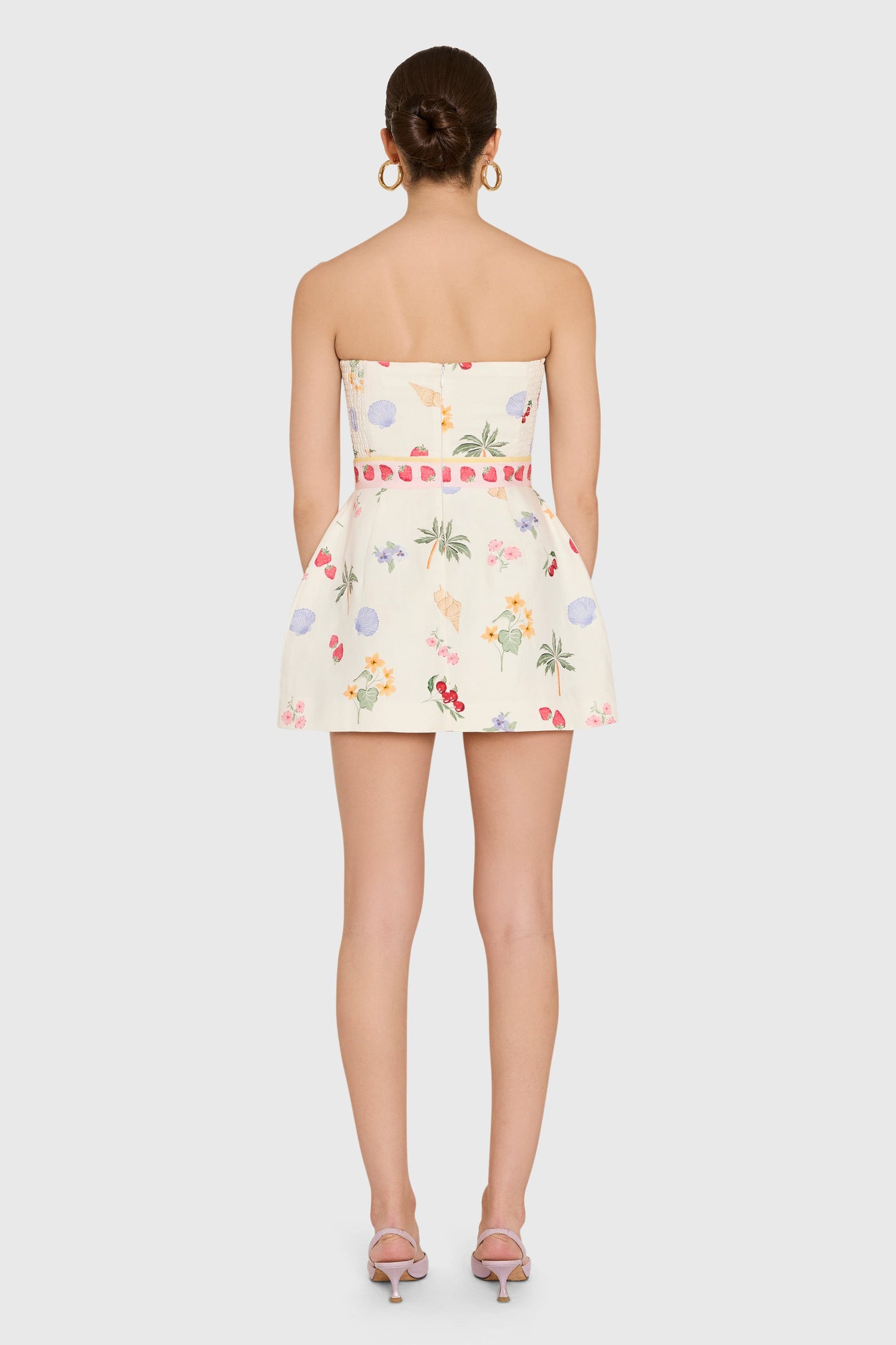 Amanda Uprichard Bethany Romper in Boardwalk