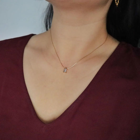 Serene Necklace | Cz Necklace