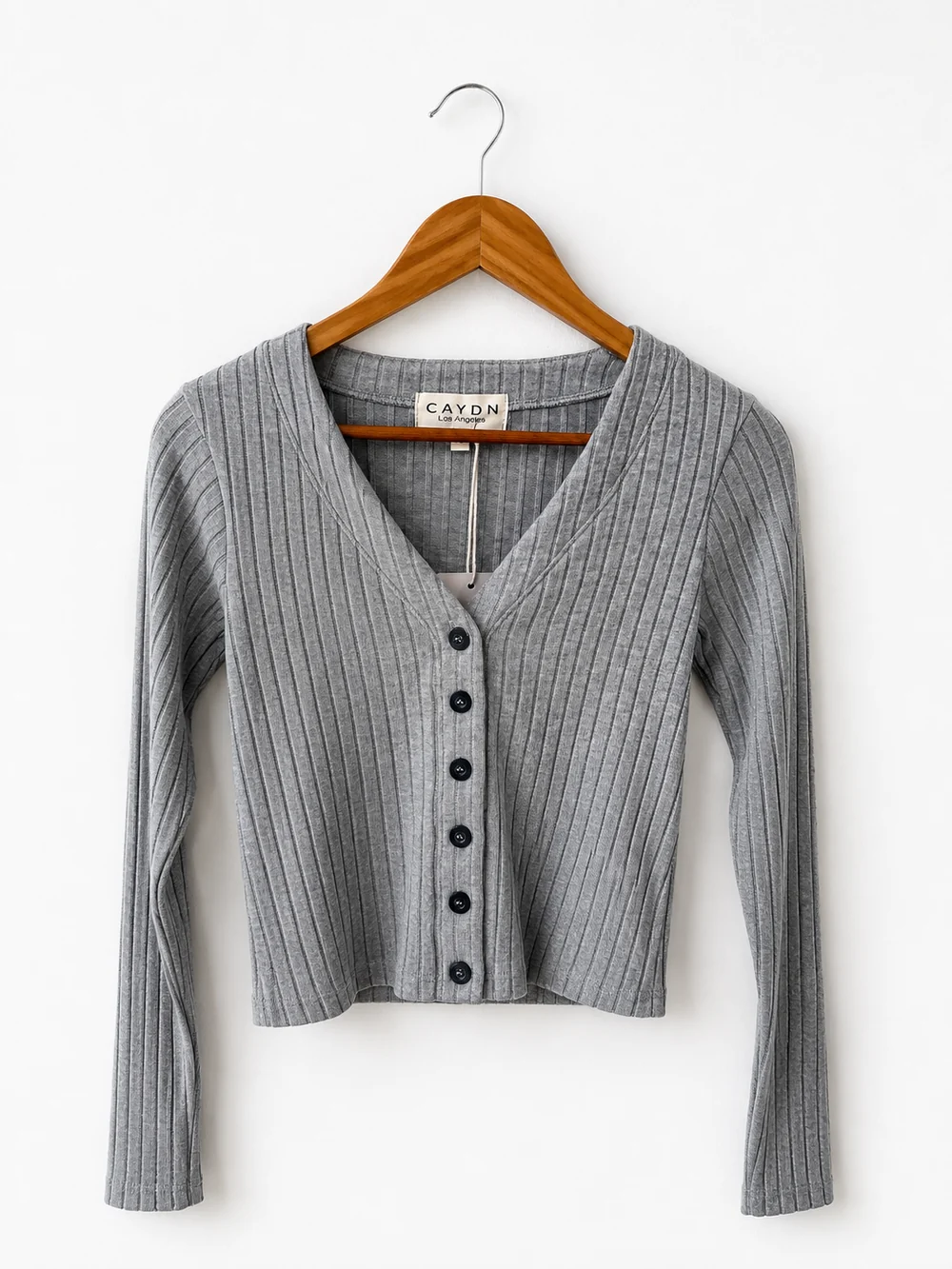 Caydn Kristen Cardigan - Heather Grey