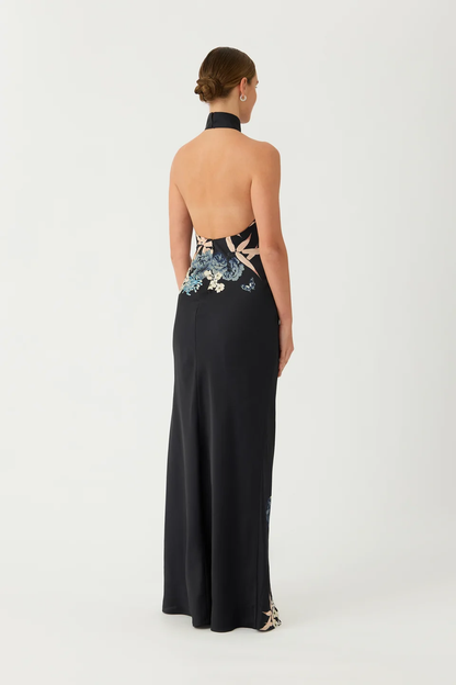 Sau Lee Gillian Satin Dress
