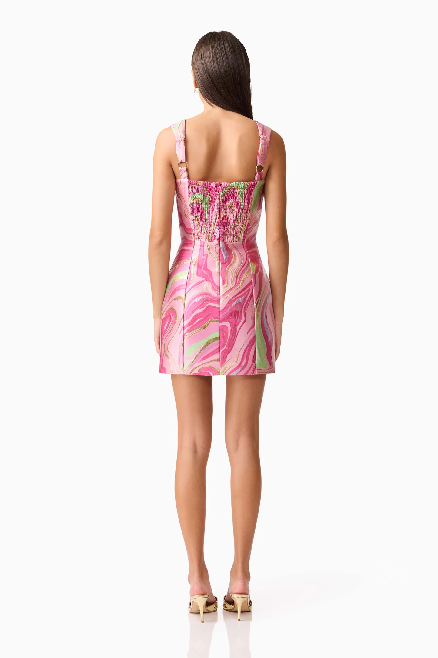 Elliatt Mirella Fitted Mini Dress in Pink