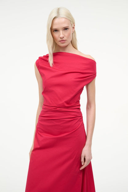 STAUD Phare Maxi Dress - Cherry