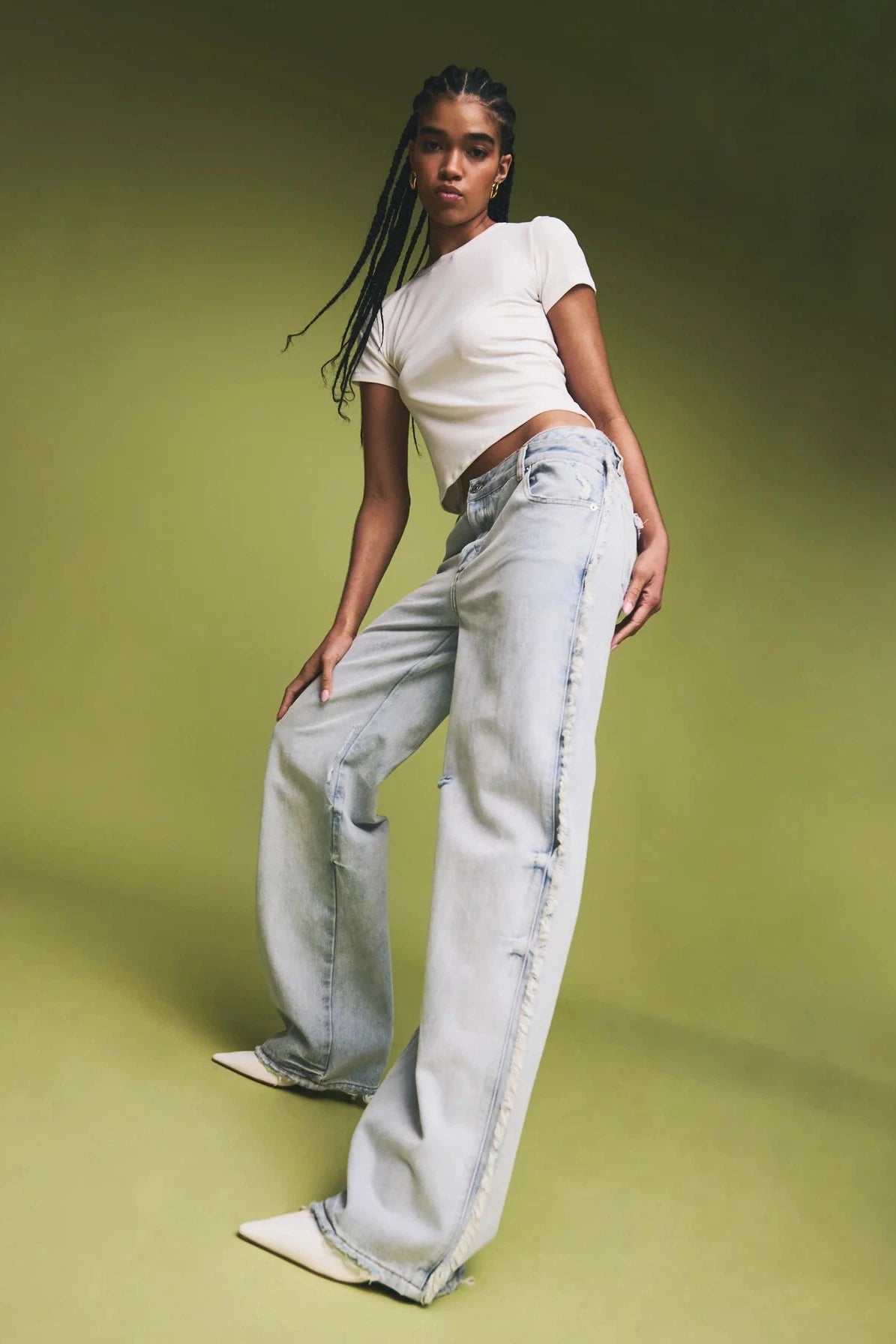 SER.O.YA  Roma Low Rise Boyfriend Jean