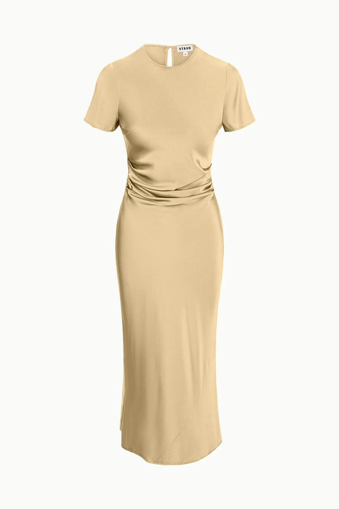 STAUD Marcel Silk Dress