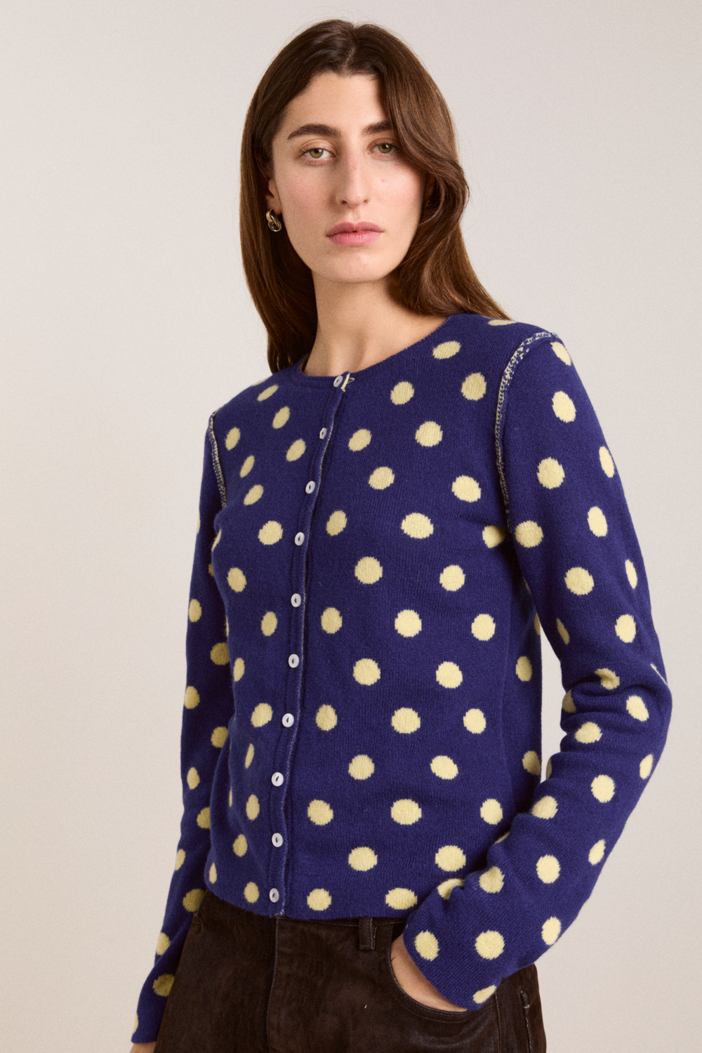 Damson Madder Tabitha Reversible Cardigan