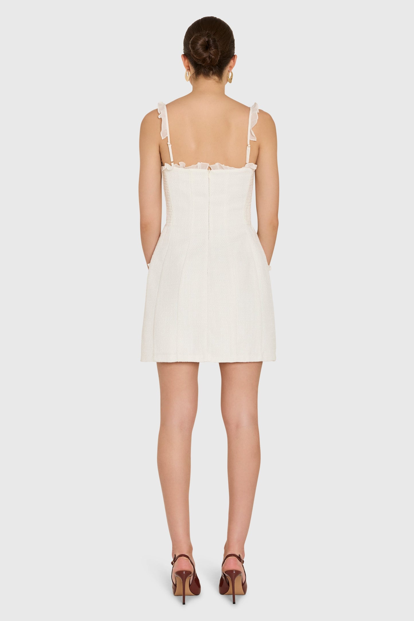 Amanda Uprichard Andrea Dress - Camellia Tweed