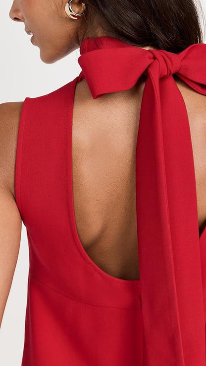 Staud Quant Dress - Ruby