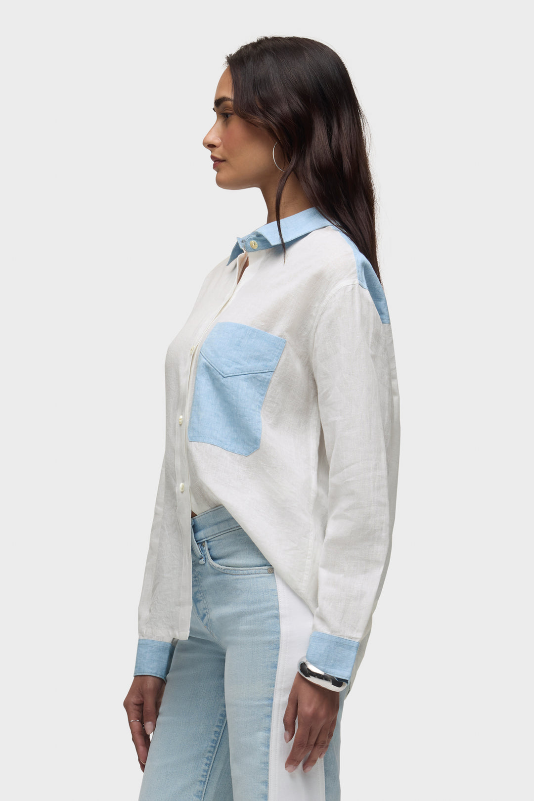 HUDSON Oversized Button Down Shirt