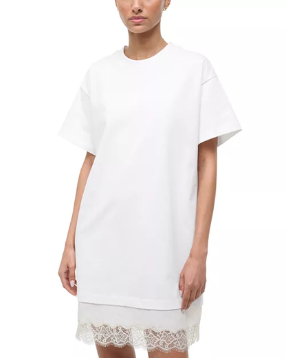 Staud Grier Dress in Ivory