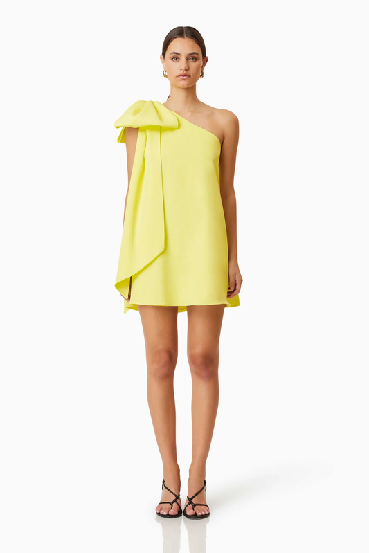 Elliatt Kennedy Kennedy Mini Party Dress In Yellow
