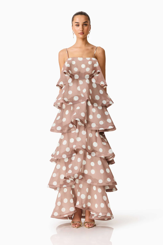 ELLIATT Sola Tiered Maxi Dress