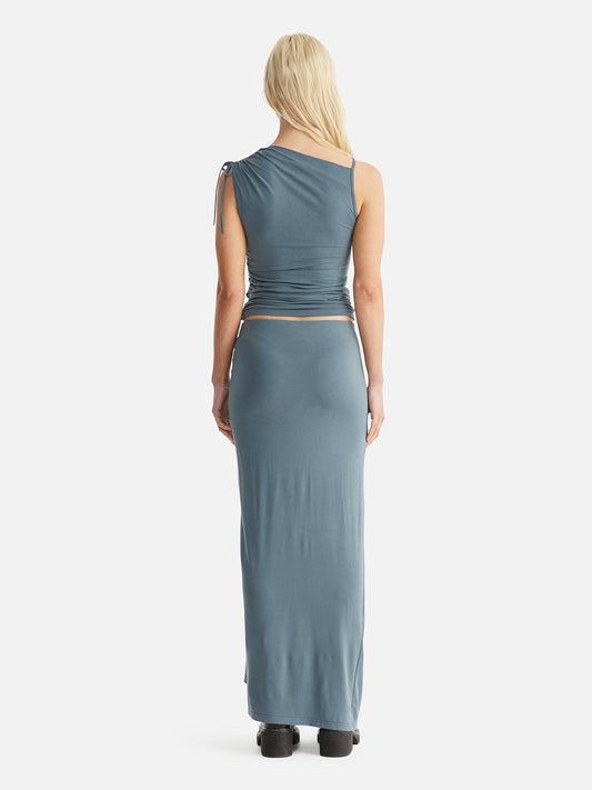 Ena Pellu Joey Ruched Asymmetric Top