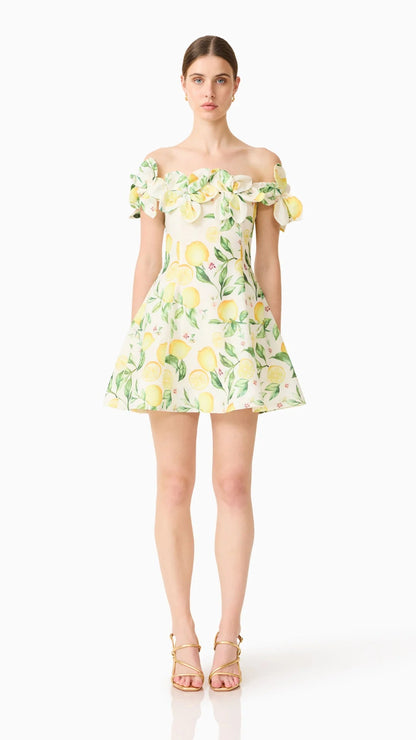 ELLIATT Hana Mini Dress - yellow