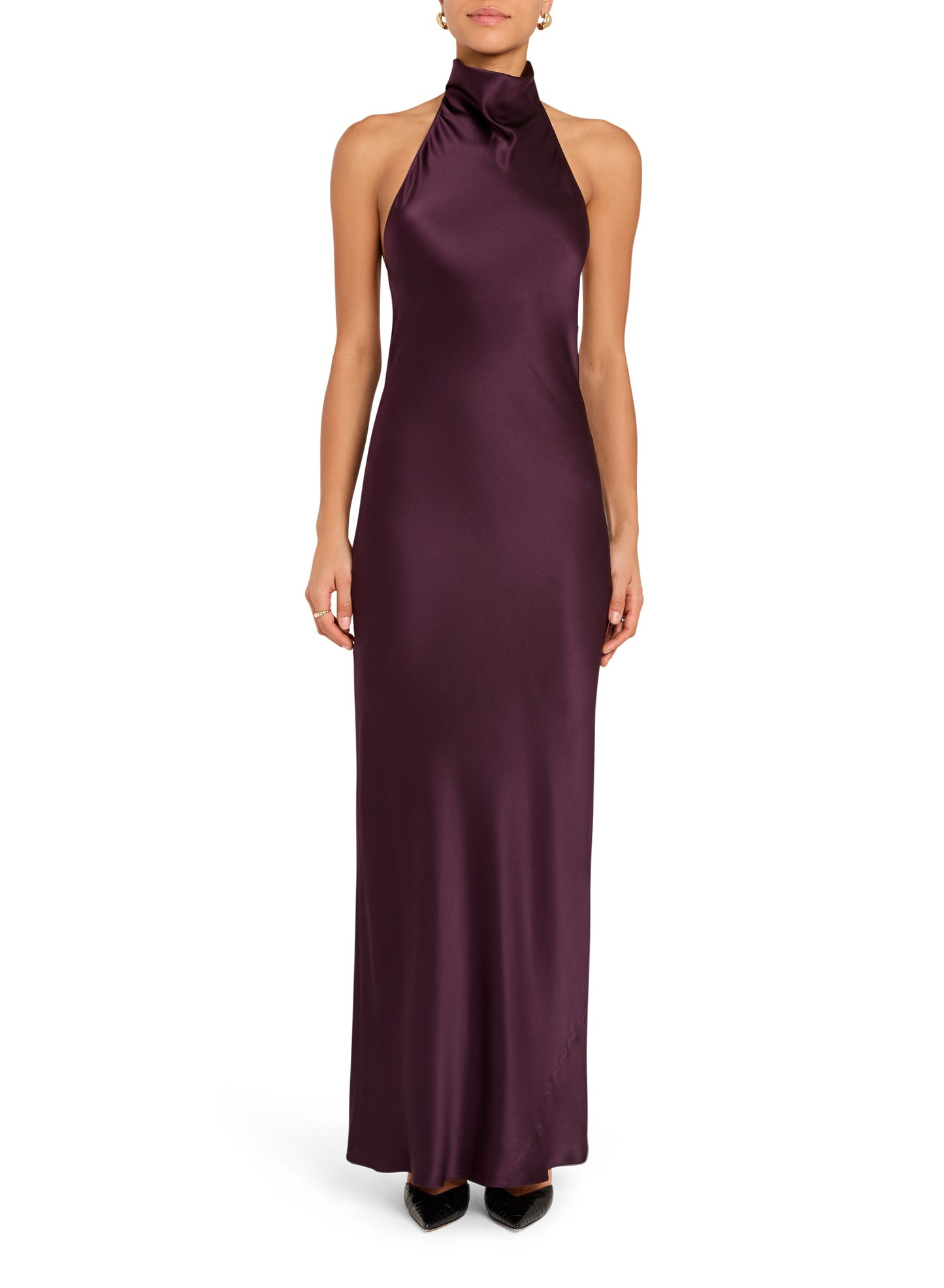 Amanda Uprichar Santa Gown - Black Cherry