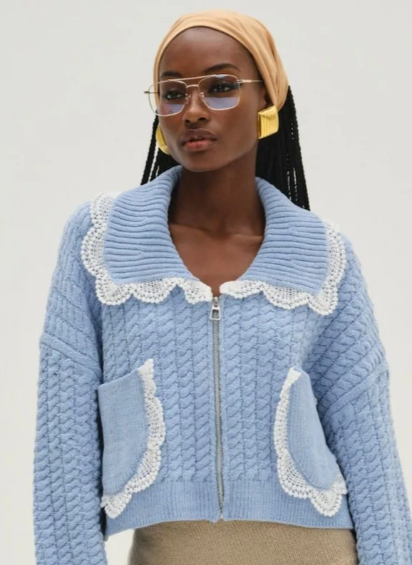 For Love & Lemons Tierra Knit Jacket