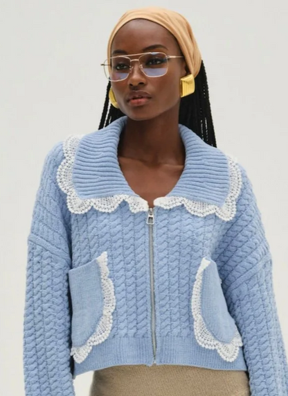 For Love & Lemons Tierra Knit Jacket